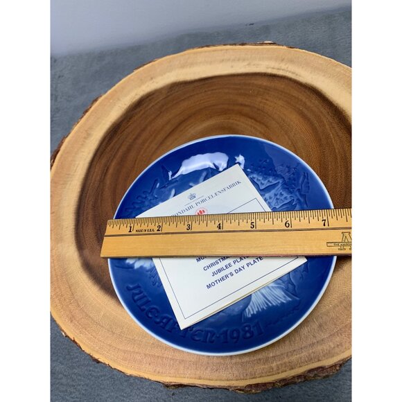 Bing & Grondahl 1981 Juleplatte Christmas Peace Plate - Picture 6 of 7